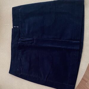 J Crew Navy corduroy mini skirt